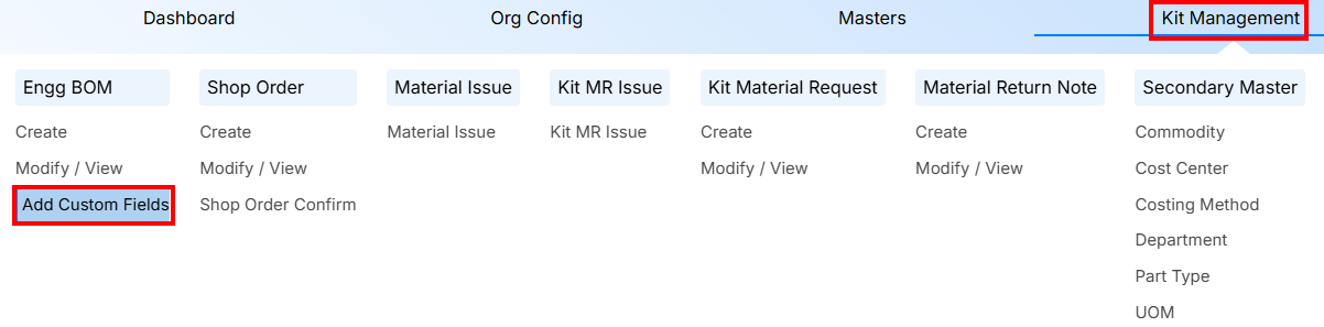 STEPS FOR CUSTOM FIELDS