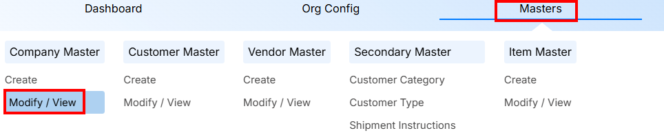STEPS TO MODIFY/VIEW