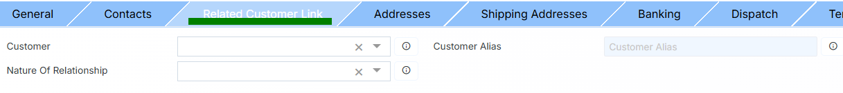 RELATED CUSTOMER LINK