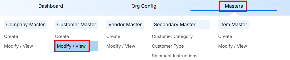 STEPS TO MODIFY/VIEW