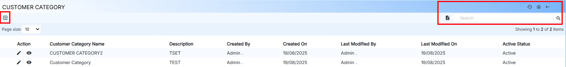 CUSTOMER CATEGORY ICONS