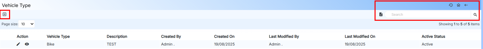 VEHICLE TYPE ICONS OVERVIEW