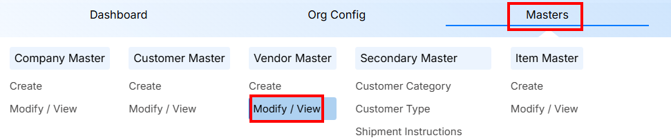 STEPS TO MODIFY/VIEW