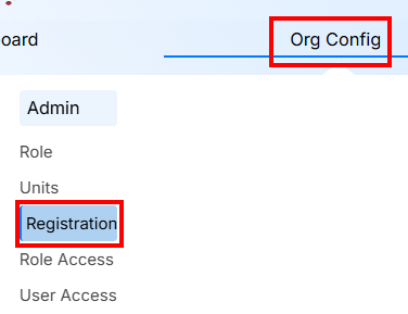 STEPS TO USER REGISTRATION