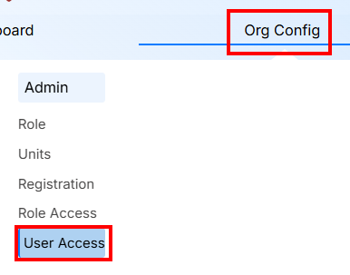 STEPS TO USER ACCESS