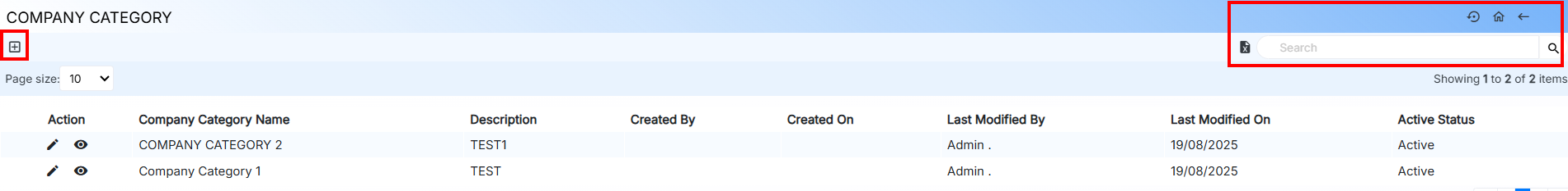 COMPANY CATEGORY ICONS