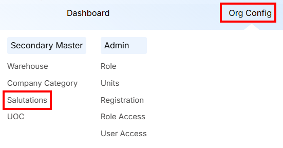 STEPS TO SALUTATIONS