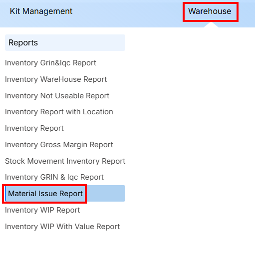STEPS TO Material Request Reports