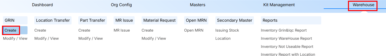 Steps to create GRIN